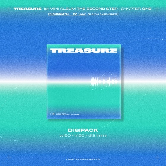 TREASURE (트레저) - 미니 1집 [THE SECOND STEP : CHAPTER ONE] (DIGIPACK ver.) (12종 중 랜덤 1종)